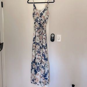 LOFT Floral maxi dress